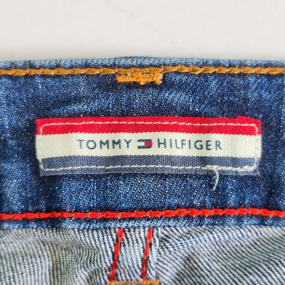 Tommy Hilfiger jeans straight denim blue women's size 10 - Picture 6 of 14